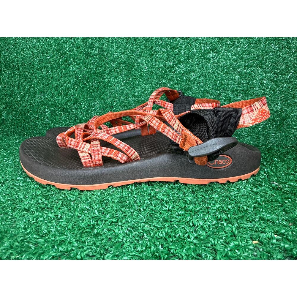 Chaco ZX/2 Cloud Classic Sport Sandals Buckle Double Strap Orange Women's US 9 - Picture 4 of 7